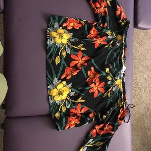 Floral crop top